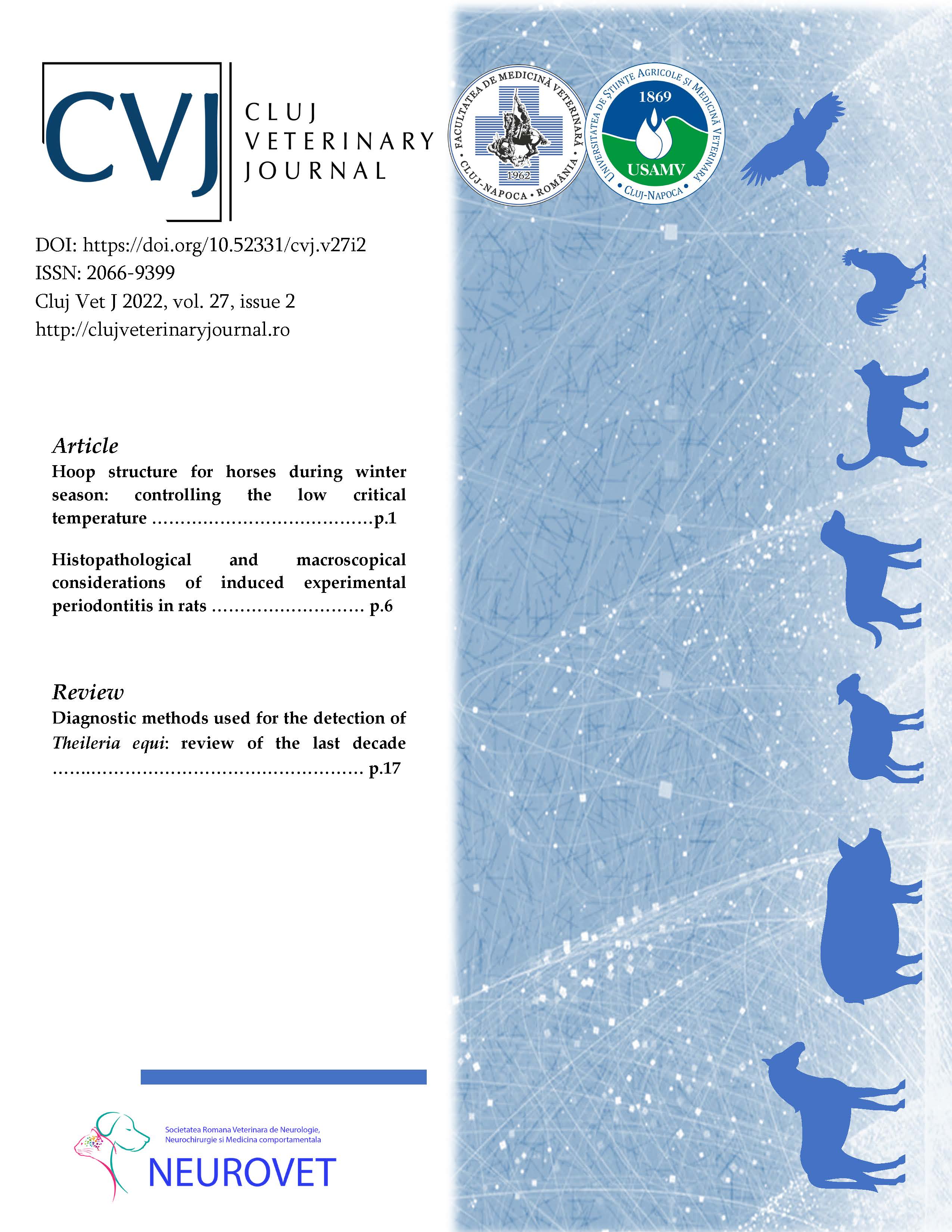 					View Vol. 27 No. 2 (2022): Cluj Veterinary Journal 27/2
				